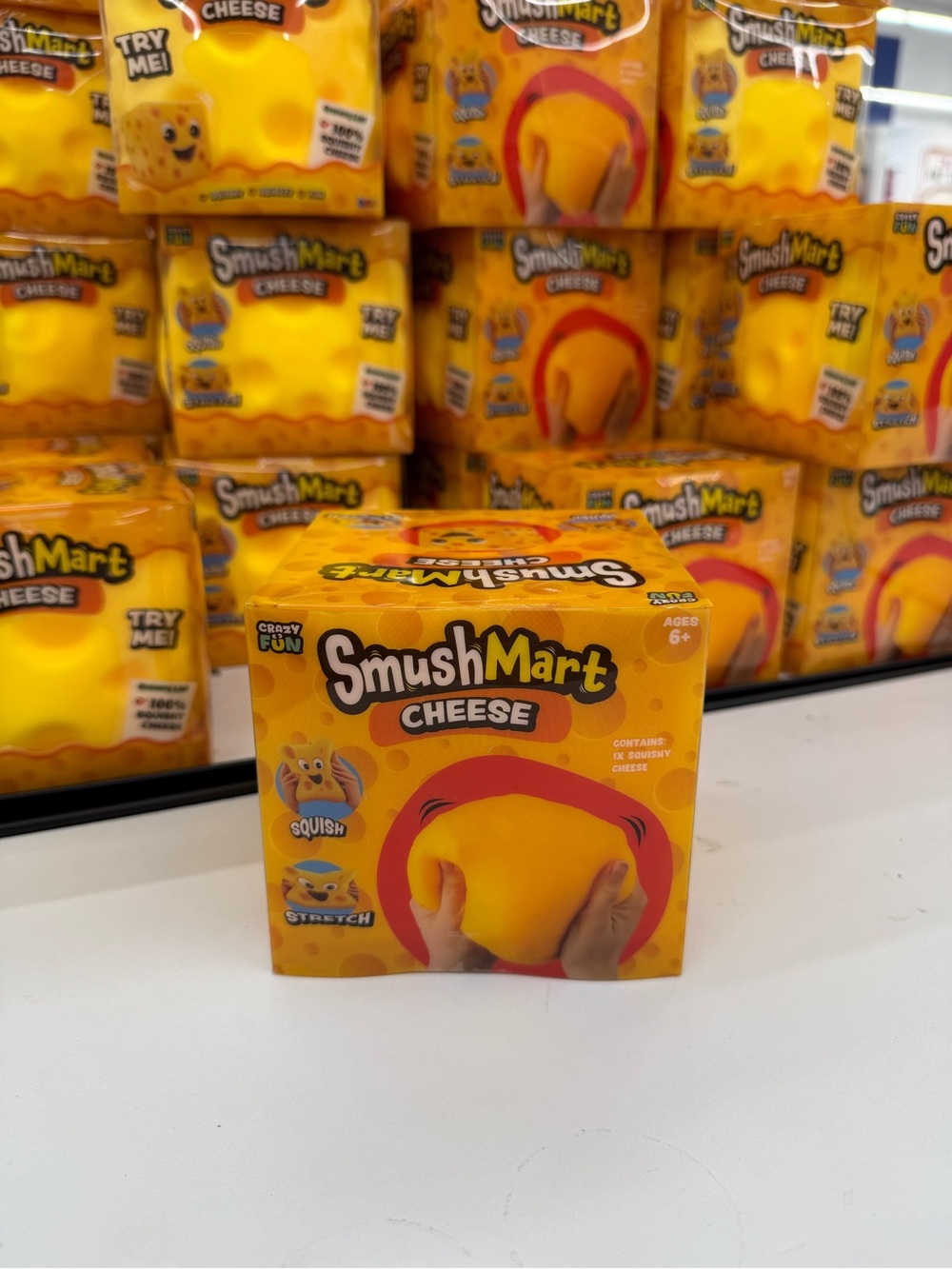 Cheese Squishy Toy - Yellow